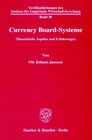 Buchcover Currency Board-Systeme.