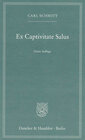 Buchcover Ex Captivitate Salus.