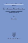 Buchcover Der verfassungsrechtliche Mutterschutz.