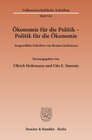 Buchcover Ökonomie für die Politik - Politik für die Ökonomie.