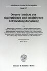 Buchcover Neuere Ansätze der theoretischen und empirischen Entwicklungsforschung.