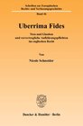 Buchcover Uberrima Fides.