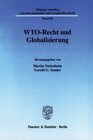 Buchcover WTO-Recht und Globalisierung.