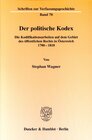 Buchcover Der politische Kodex.