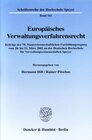 Buchcover Europäisches Verwaltungsverfahrensrecht.