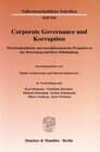 Buchcover Corporate Governance und Korruption.