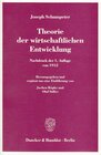 Buchcover Theorie der wirtschaftlichen Entwicklung.