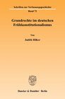 Buchcover Grundrechte im deutschen Frühkonstitutionalismus.