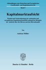 Buchcover Kapitalmarktaufsicht.