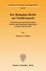 Buchcover Der Bankplatz Berlin zur Nachkriegszeit.
