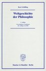 Buchcover Weltgeschichte der Philosophie.