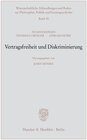 Buchcover Vertragsfreiheit und Diskriminierung.