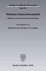 Buchcover Moderne Staatswissenschaft.