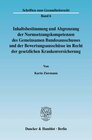 Buchcover Inhaltsbestimmung und Abgrenzung der Normsetzungskompetenzen des Gemeinsamen Bundesausschusses und der Bewertungsausschü