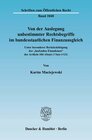 Buchcover Von der Auslegung unbestimmter Rechtsbegriffe im bundesstaatlichen Finanzausgleich.