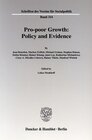Buchcover Pro-poor Growth: Policy and Evidence.