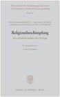 Buchcover Religionsbeschimpfung.