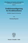 Buchcover Funktionsauslagerung bei Kreditinstituten.