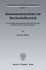 Buchcover Konsumentenschutz im Hochschulbereich.
