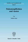 Buchcover Patientenpflichten und -lasten.