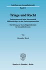 Buchcover Triage und Recht.