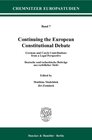 Buchcover Continuing the European Constitutional Debate.