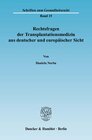 Buchcover Rechtsfragen der Transplantationsmedizin aus deutscher und europäischer Sicht.