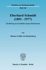 Buchcover Eberhard Schmidt (1891–1977).