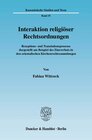 Buchcover Interaktion religiöser Rechtsordnungen.