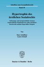 Buchcover Hypertrophie des ärztlichen Sozialrechts.