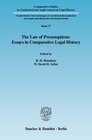 Buchcover The Law of Presumptions: Essays in Comparative Legal History.