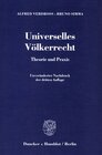 Buchcover Universelles Völkerrecht.