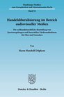 Buchcover Handelsliberalisierung im Bereich audiovisueller Medien.