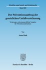 Buchcover Der Präventionsauftrag der gesetzlichen Unfallversicherung.