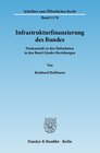 Buchcover Infrastrukturfinanzierung des Bundes.