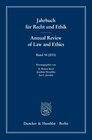 Buchcover Jahrbuch für Recht und Ethik - Annual Review of Law and Ethics.