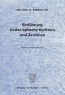 Buchcover Einführung in das optische Rechnen und Zeichnen.