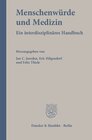 Buchcover Menschenwürde und Medizin.