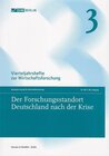 Buchcover Der Forschungsstandort Deutschland nach der Krise.