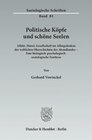 Buchcover Politische Köpfe und schöne Seelen.