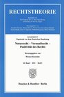 Buchcover Naturrecht – Vernunftrecht – Positivität des Rechts.