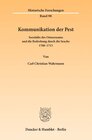 Buchcover Kommunikation der Pest.