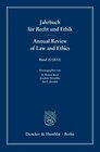 Buchcover Jahrbuch für Recht und Ethik - Annual Review of Law and Ethics.