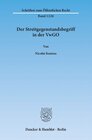 Buchcover Der Streitgegenstandsbegriff in der VwGO.