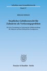 Buchcover Staatliches Gebührenrecht für Zahnärzte als Verfassungsproblem.