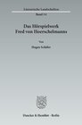 Buchcover Das Hörspielwerk Fred von Hoerschelmanns.
