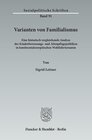 Buchcover Varianten von Familialismus.