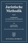 Buchcover Juristische Methodik.
