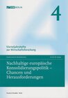 Buchcover Nachhaltige europäische Konsolidierungspolitik – Chancen und Herausforderungen.
