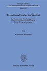 Buchcover Transitional Justice im Kontext.
